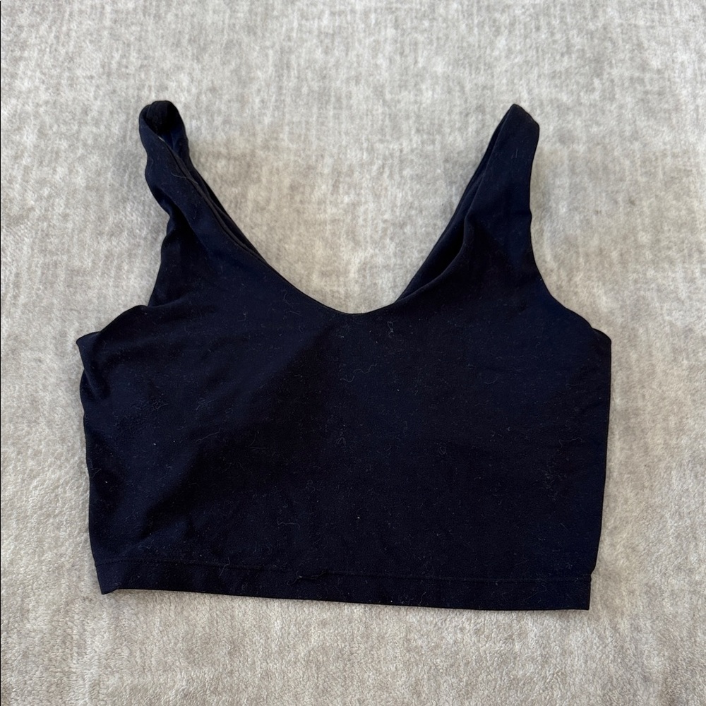 Zella Black Crop Sports Bra Tank